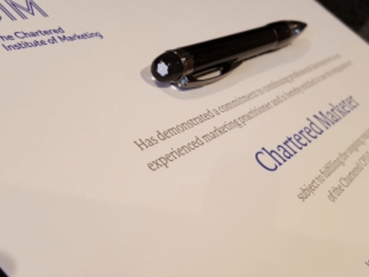Benefits Of Chartered Marketer Status Cim Uk Simon Page